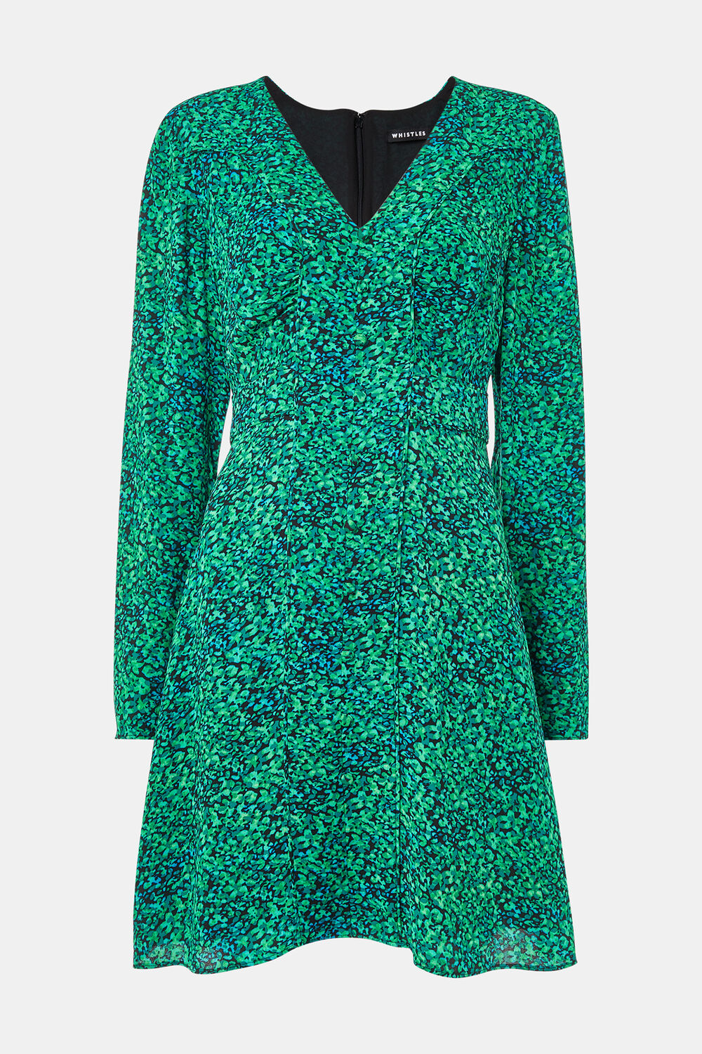 Green Dappled Floral Lori Dress